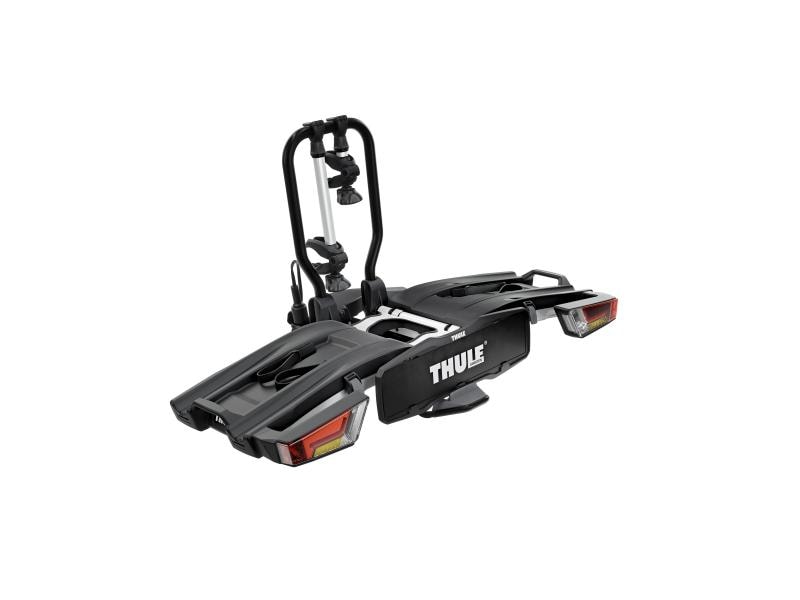 Thule Anhängerkupplungsträger EasyFold XT 2 Komplett zusammenklappbare Fahrradträger für Anhängekupplung