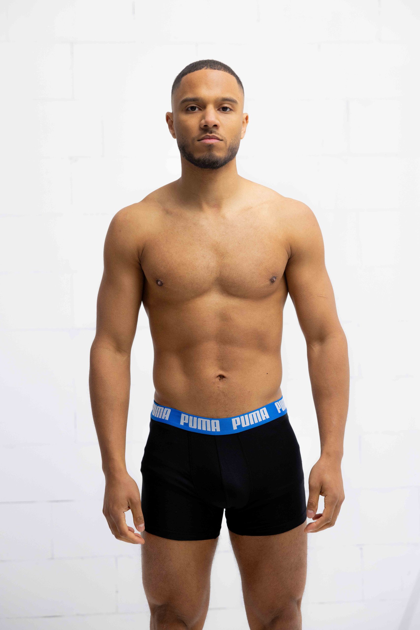 Puma Everyday Basic Boxershort Heren 6-Pack Zwart/Blauw/Rood