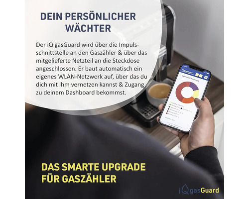iQ gasGuard - Smart Home Retrofit voor gasmeters