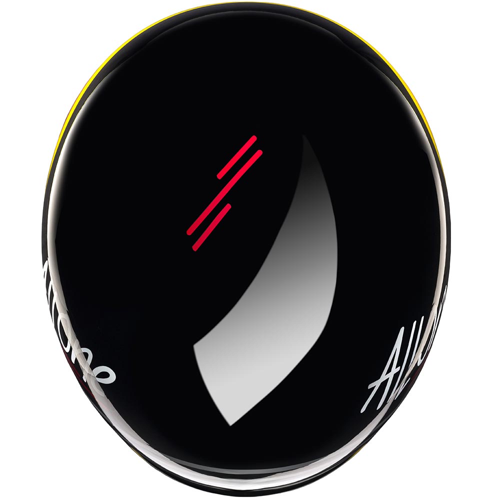 All One - Casque Alamo Evo Wave Noir / Rouge / Jaune / Blanc