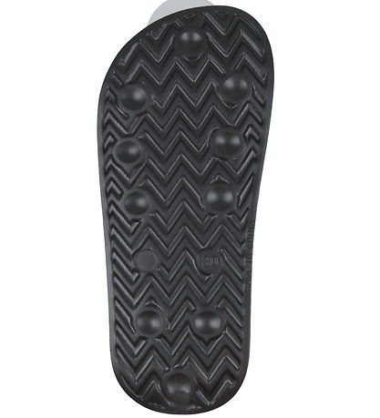 Calvin Klein Bådesandaler - Logo Pool Slide - Sort m. Gr?/Hvid