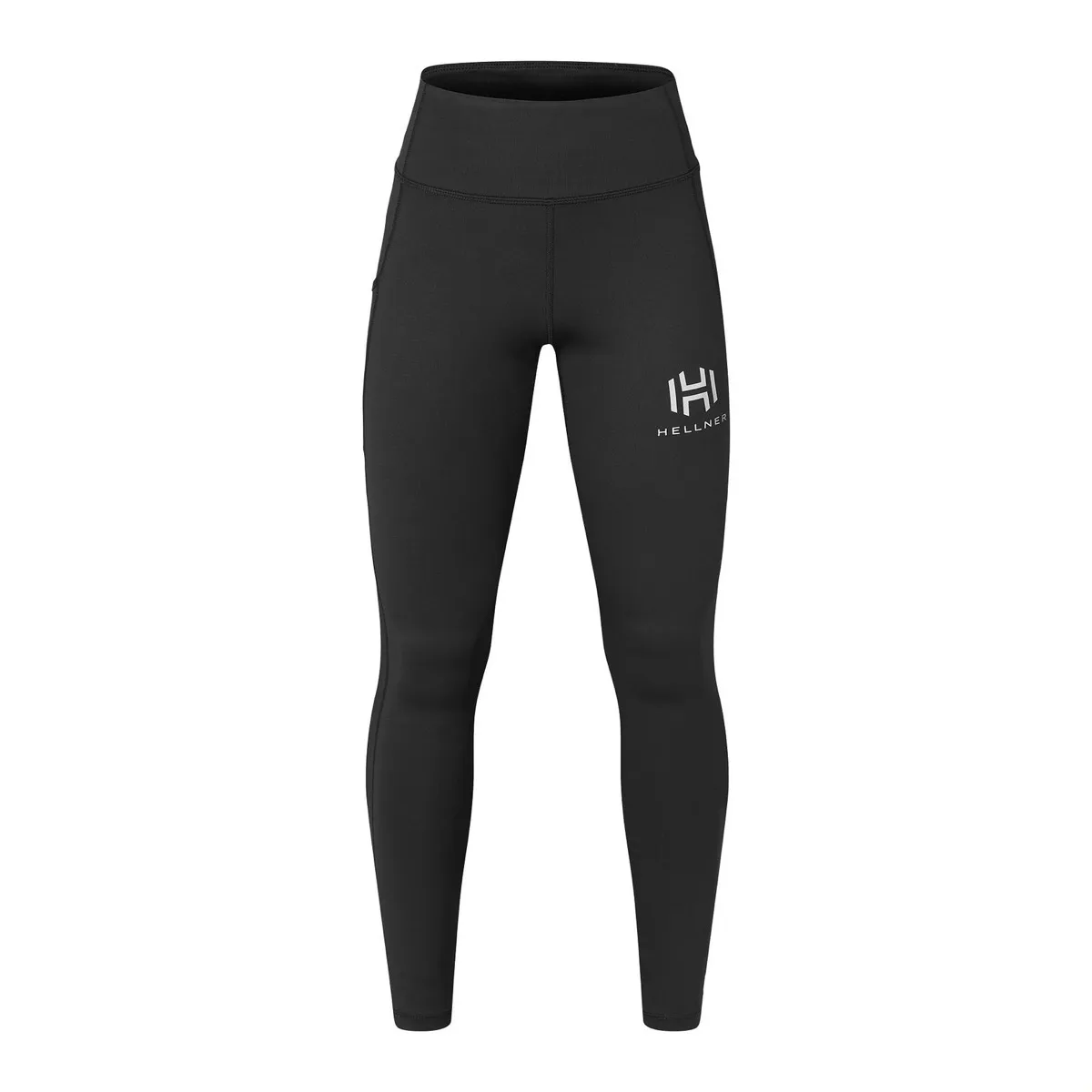 Hellner Mustavaara Running Tights Women Jet Black