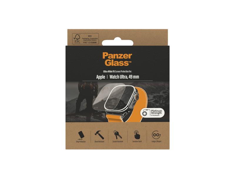 Panzerglass Displayschutz AB Apple Watch Ultra 49 mm Displayschutz für die Apple Watch Ultra (49 mm)