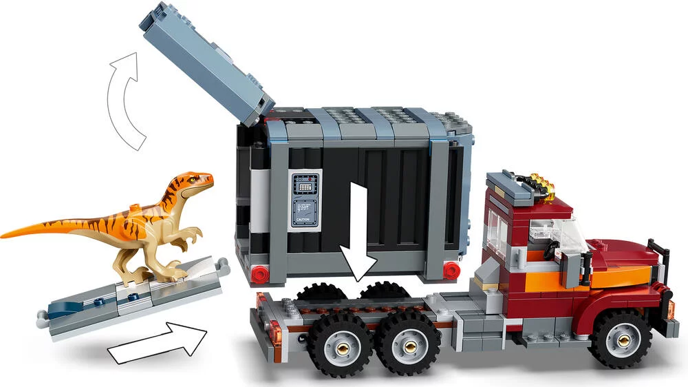 LEGO®JURASSIC WORLD 76948 - L'EVASION DU T. REX ET DE L'ATROCICAPTOR