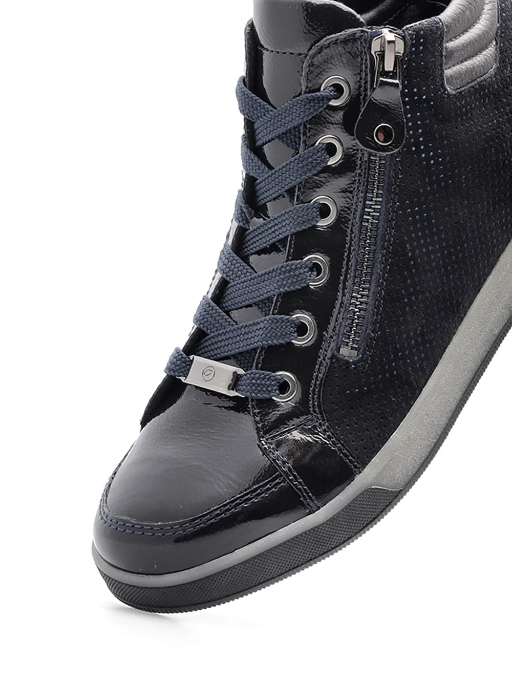 Hightop Sneaker Rom blau