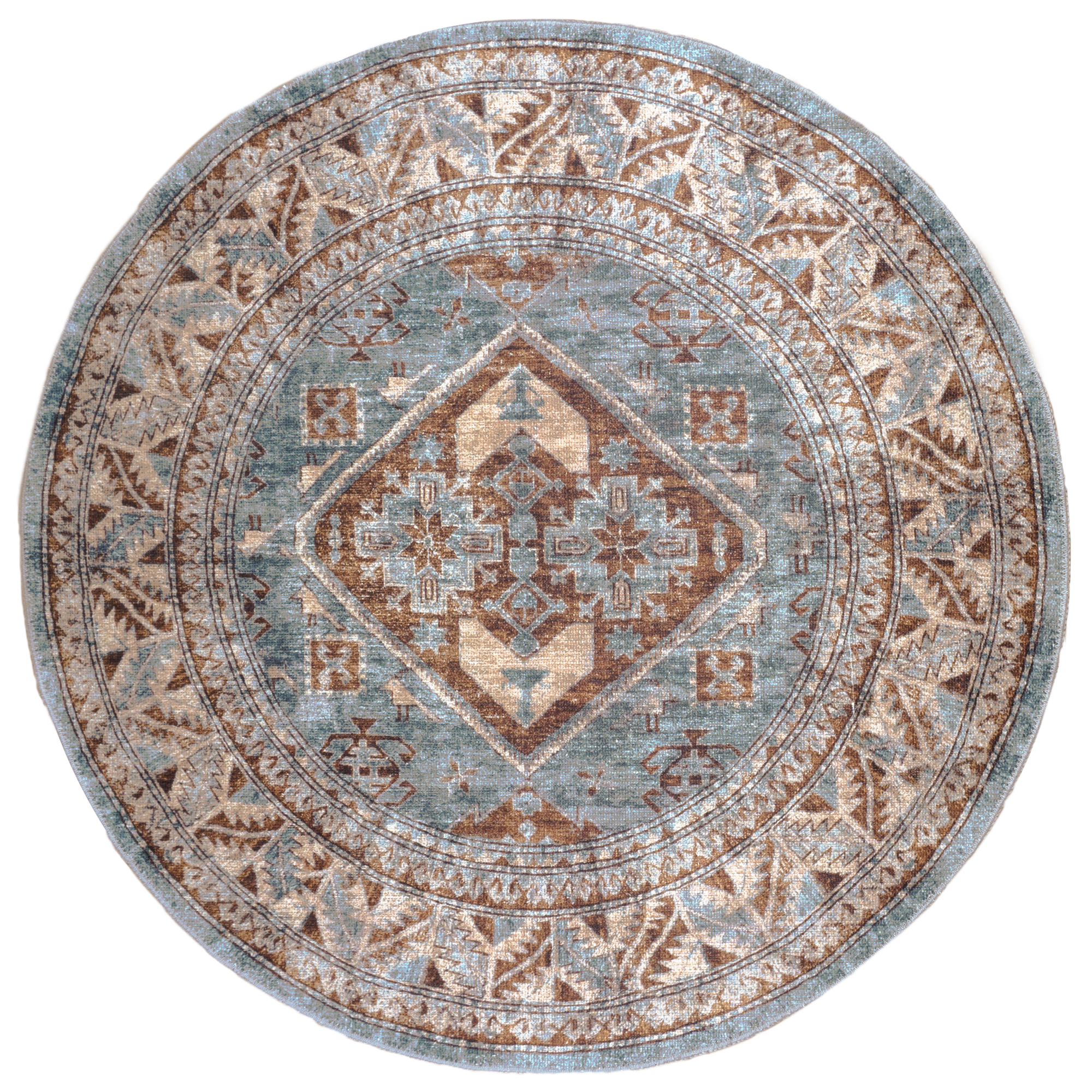 Laria Blue 3 Rond - ø160 cm