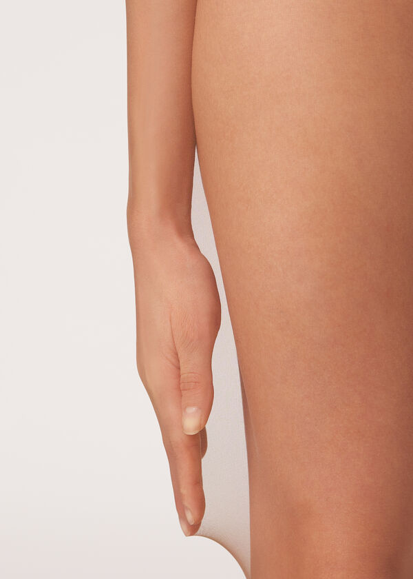 Meia-calça transparente fosca de 20 denier