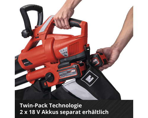 EINHELL Power-X-Change GE-CL 36 LI E accu bladblazer zonder accu en lader (2x18V)
