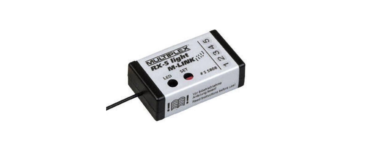 Empfänger RX-5 light M-Link, 5-Kanal2.4-GHz-M-LINK-Empfänger