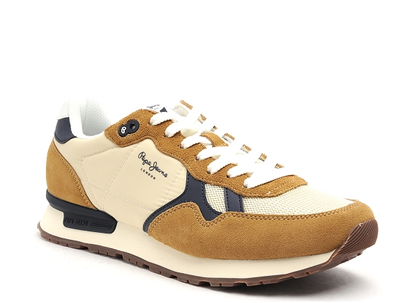 Pepe jeans basses homme brit heritage beige