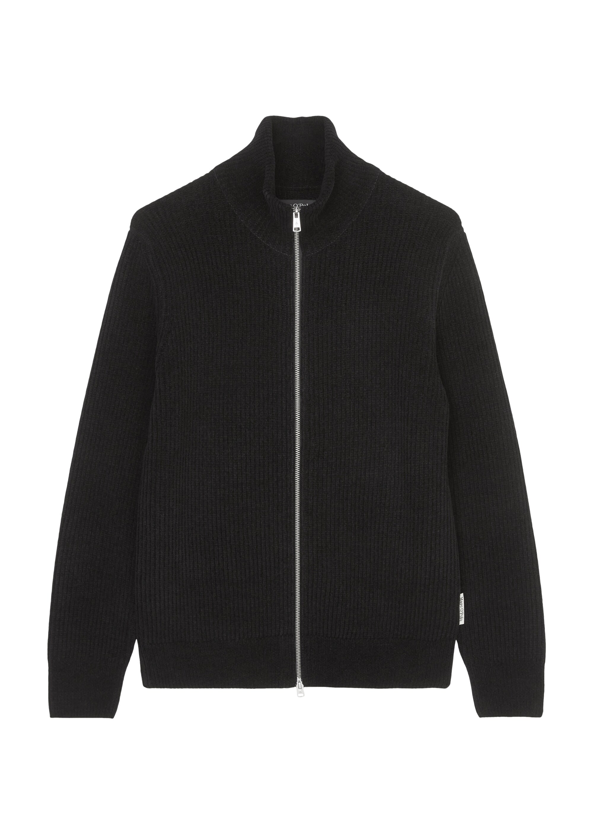 Zip-Cardigan relaxed aus softem Organic Cotton-Chenille