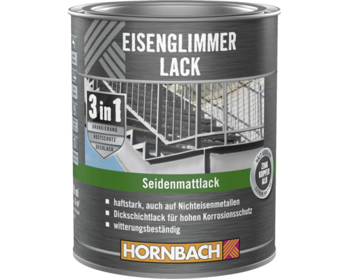 HORNBACH ijzermica metaalbeschermlak DB 703 ijzergrijs 750 ml
