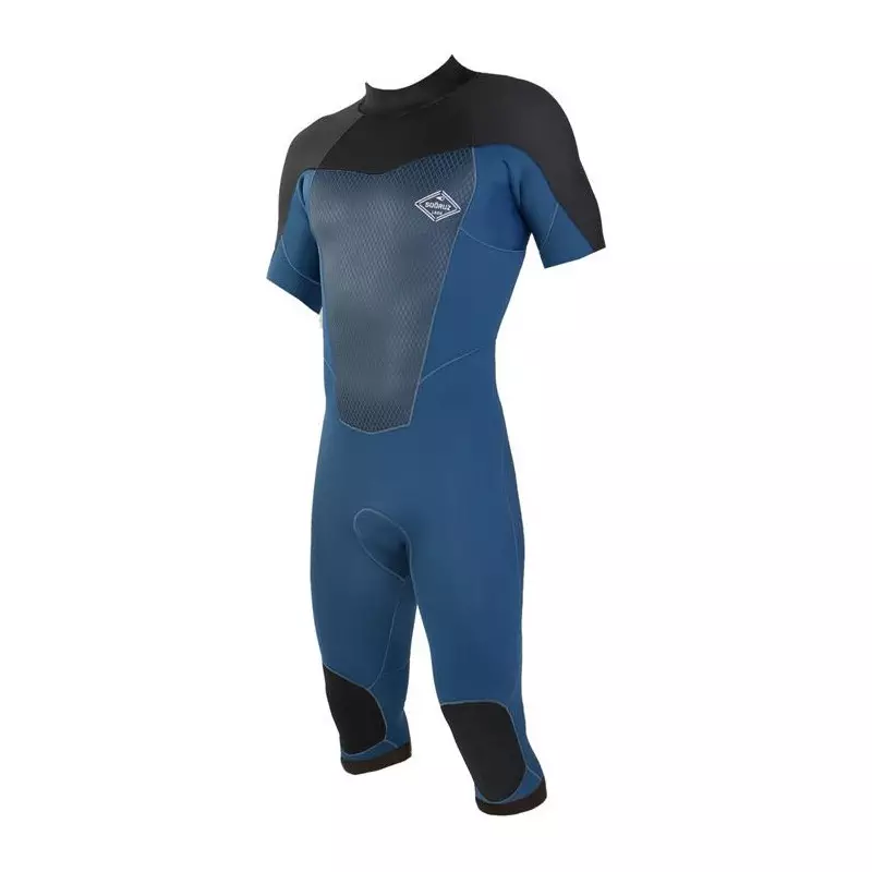 Combinaison shorty SOORUZ Fighter SS Cut 2/2 BackZip Blue