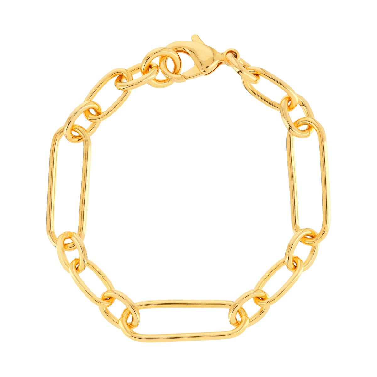 Bracelet plaqué or 20 cm
