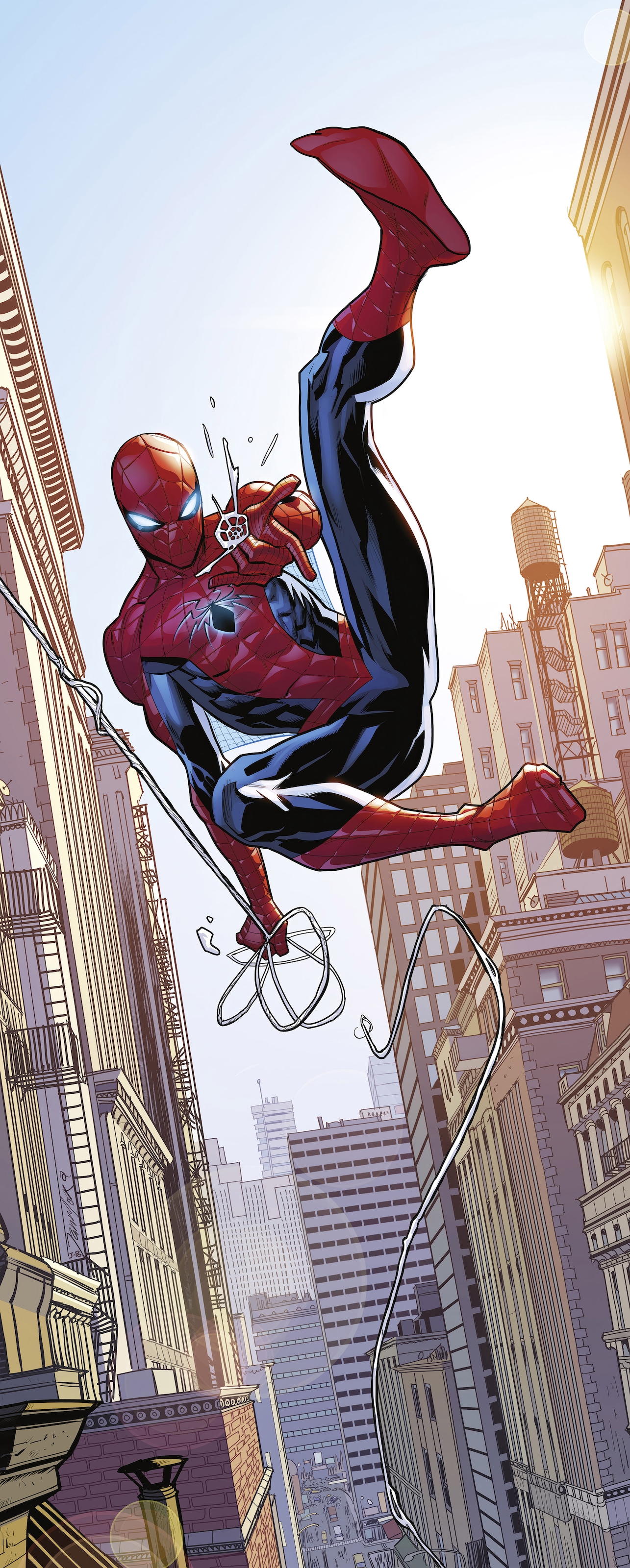 Komar Kindertapete »Marvel Spider-Man Swinging« bedruckt glatt