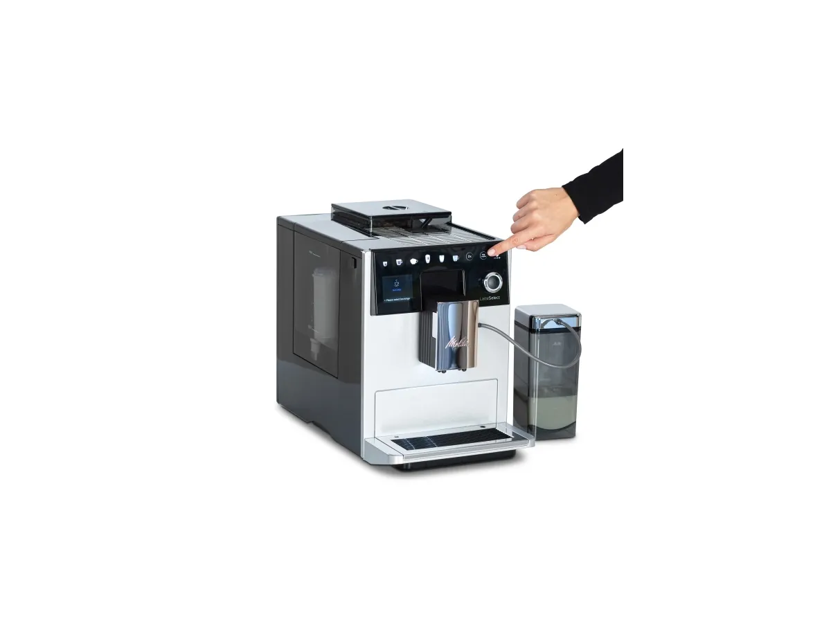 Melitta F63/0-201, Espressomaskine, 1,8 L, Kaffebønner, Indbygget kværn, 1400 W, Sølv