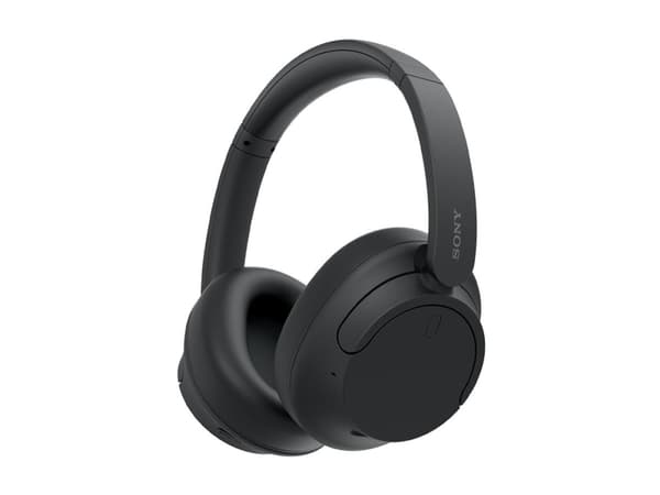 Sony WH-CH720N - Hodetelefoner med mikrofon - full størrelse - Bluetooth - trådløs, kablet - aktiv støydemping - 3,5 mm jakk - svart