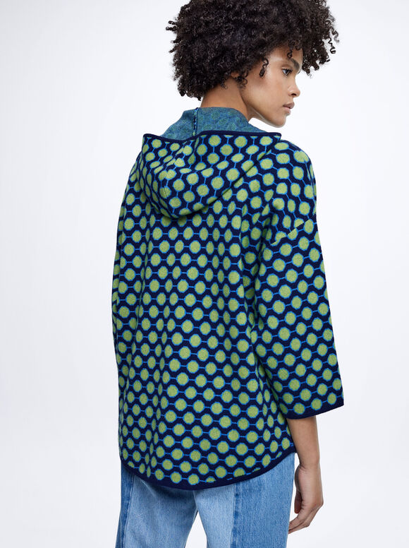 Suéter de malha jacquard - Multicolorido