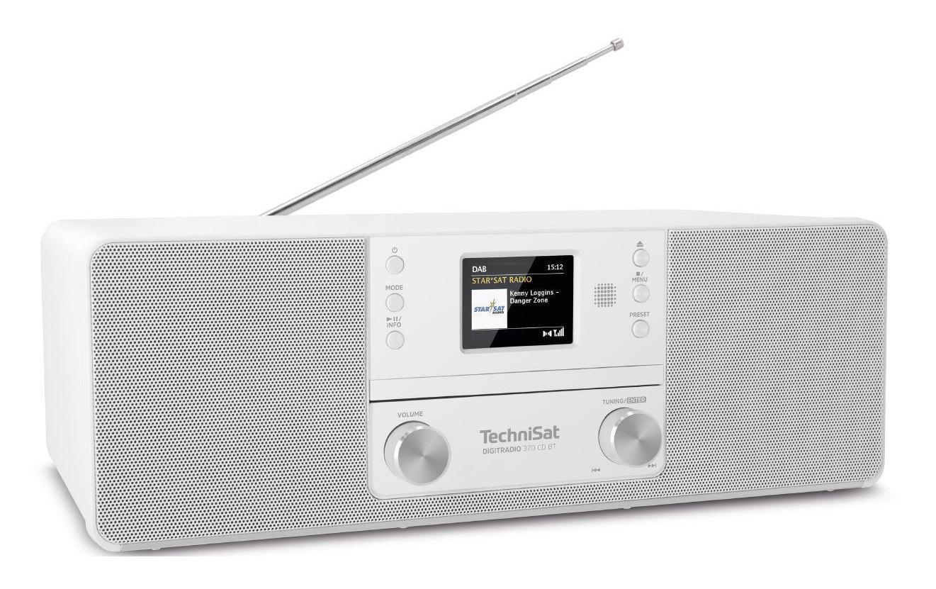 DAB+ Radio DigitRadio 370 CD BT Weiss<br>DAB+/UKW-Stereoradio mit CD-Player und Bluetooth-Audiostreaming