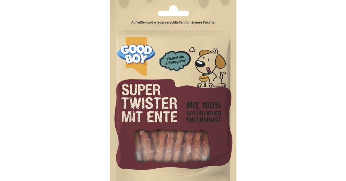 Good Boy Hund Super Twister mit Ente