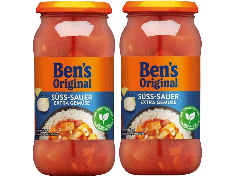 Ben's Original Sauce Sweet & Sour 2 x 400 g Fruchtige und süss-saure Sauce