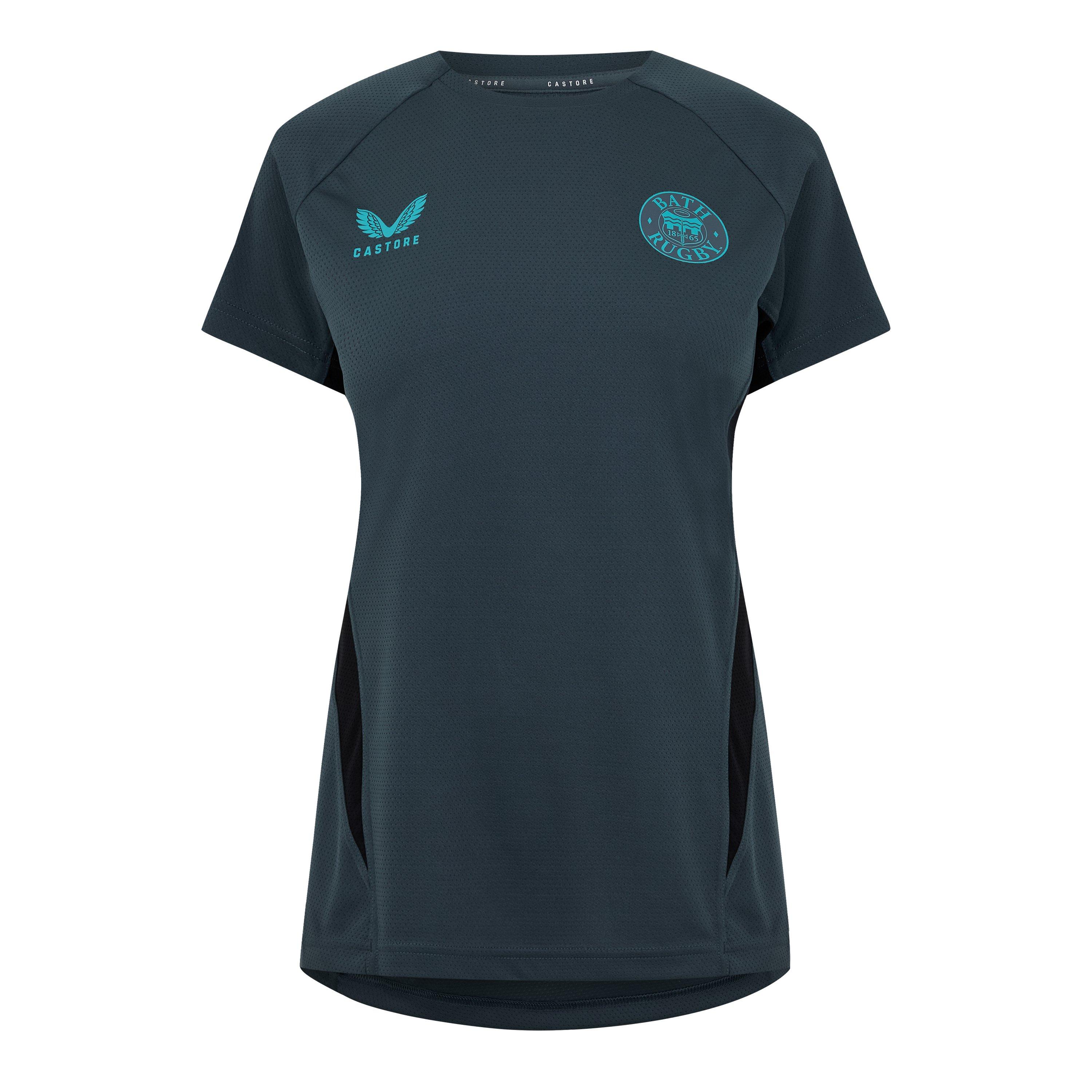 Castore Bath Rugby Training T Shirt 2024 2025 Womens