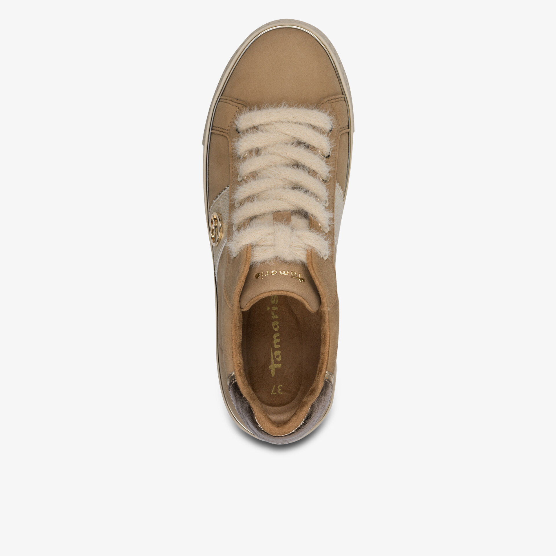 Tamaris Damen Sneaker Low beige