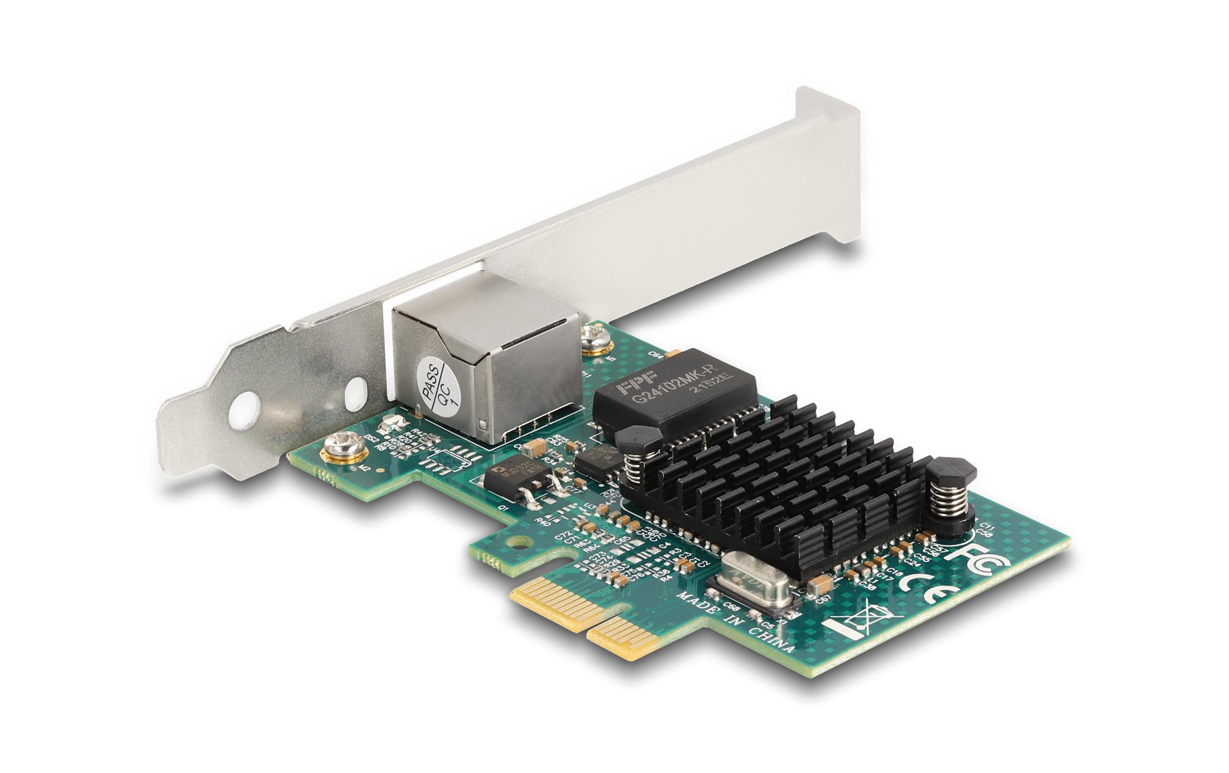 Netzwerkkarte 1x RJ45 Gigabit, PCI-Express x1Delock PCI Express x1 Karte zu 1 x RJ45 Gigabit LAN BCM