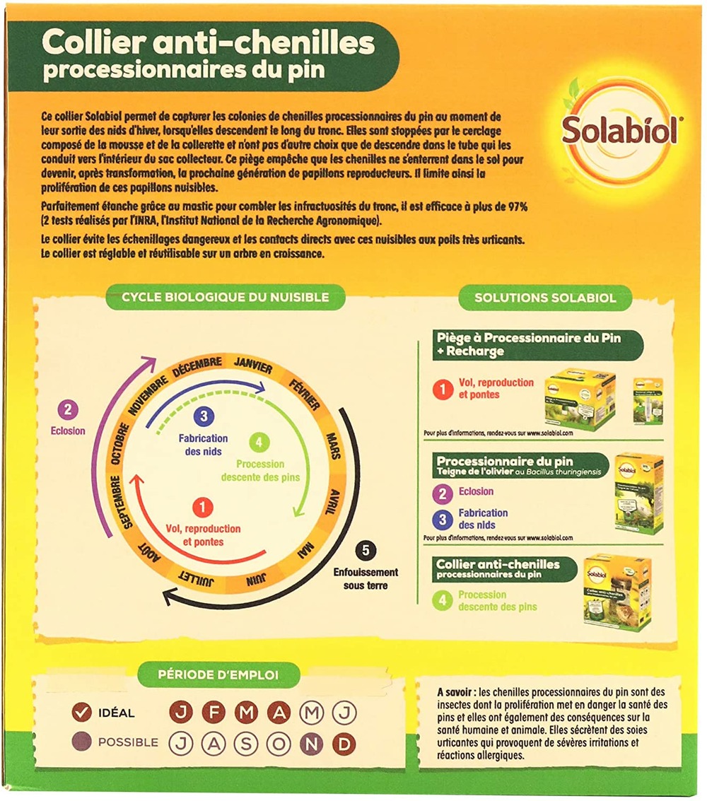 Socopro | piège à chenilles processionnaires du pin | kit complet avec