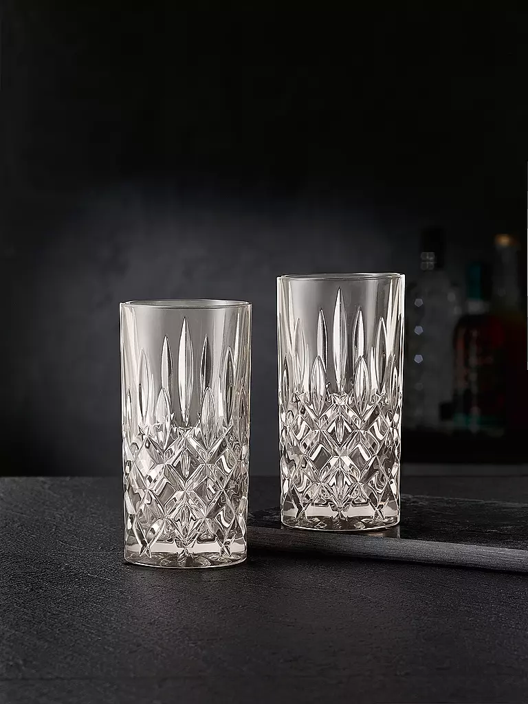 NACHTMANN Longdrink Gläser 2er Set NOBLESSE FRESH COLORS Taupe hellgrau
