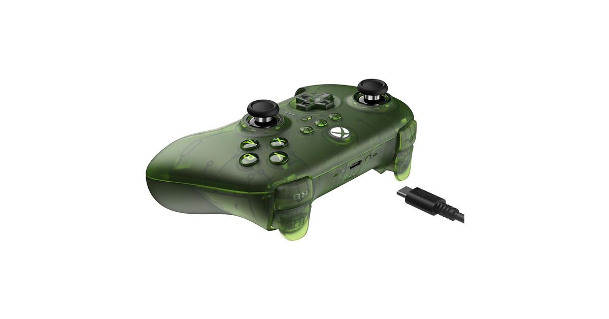 8BitDoUltimate 3-mode controller voor Xbox  (Groen/transparant, Xbox Series X|S, Xbox One, Pc, Bluetooth / USB-C / 2.4 GHz)