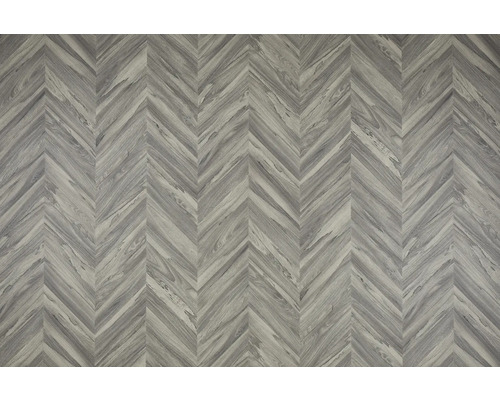 Reuze PVC-vloer, visgraatparketlook, grijs FB591, 300 cm breed (per meter verkocht)