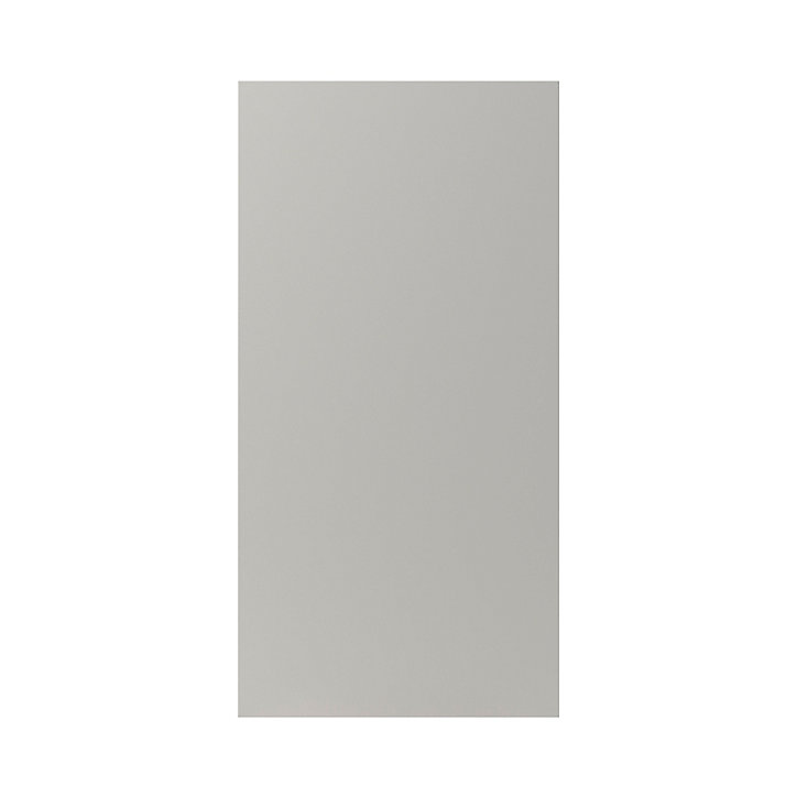 Porte de colonne de cuisine Stevia gris mat L. 60 cm x H. 120 cm GoodHome