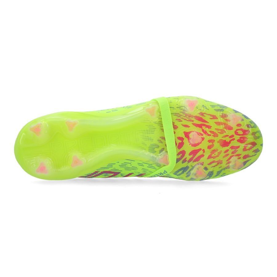 adidas Predator Elite Fold-over Tongue FG Mystic Victory - Lucid Lemon/Lucid Pink/Blue Fusion