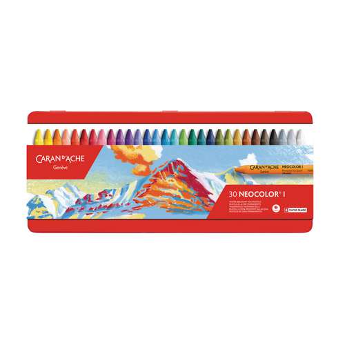CARAN D'ACHE® NEOCOLOR® I  wasserfeste Wachspastelle in Metall-Etuis