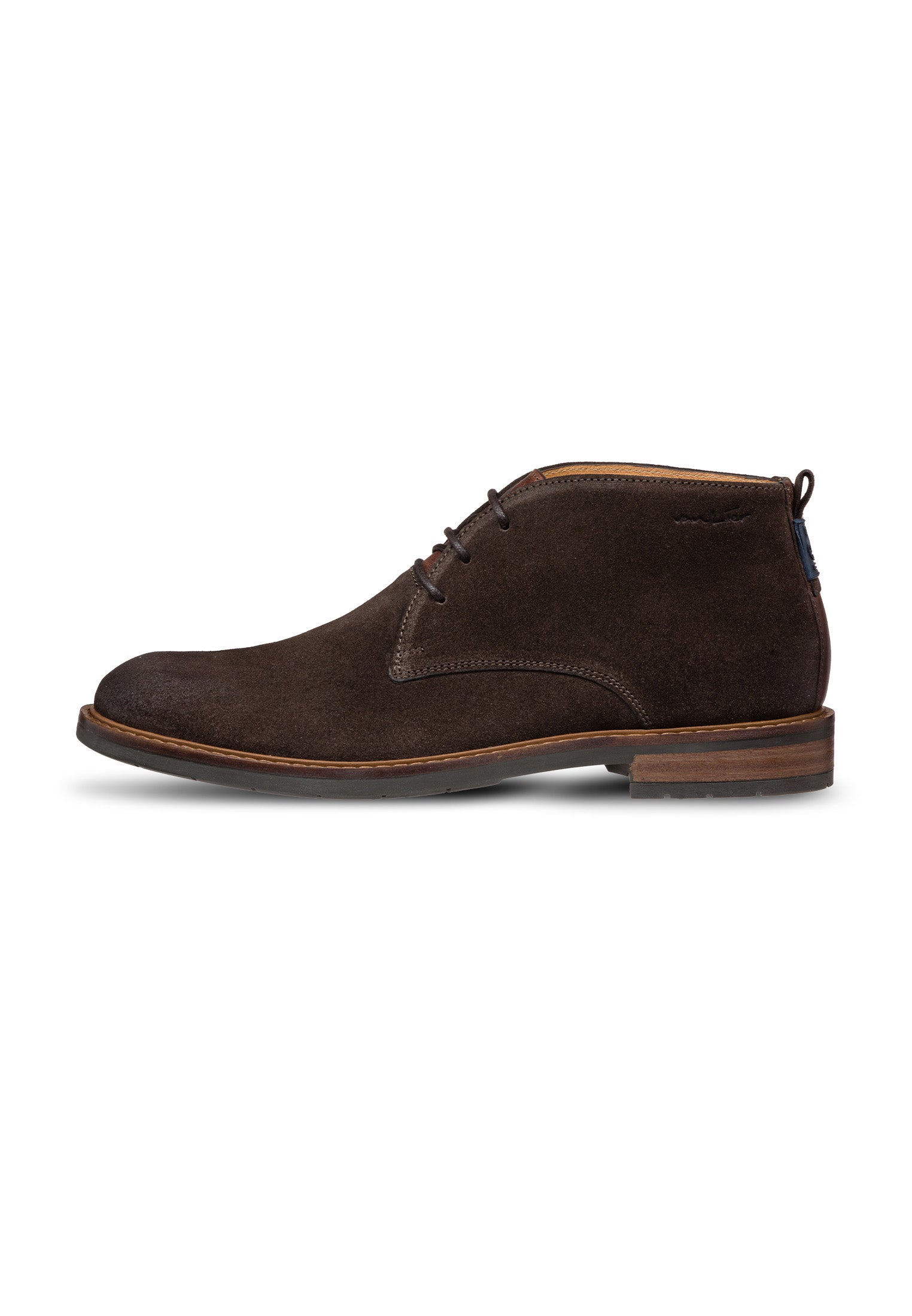 Donker bruin suède Boston boot