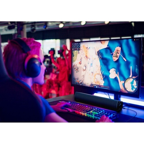 Enceinte PC Creative Sound Blaster GS3 gaming compacte avec technologie SuperWide