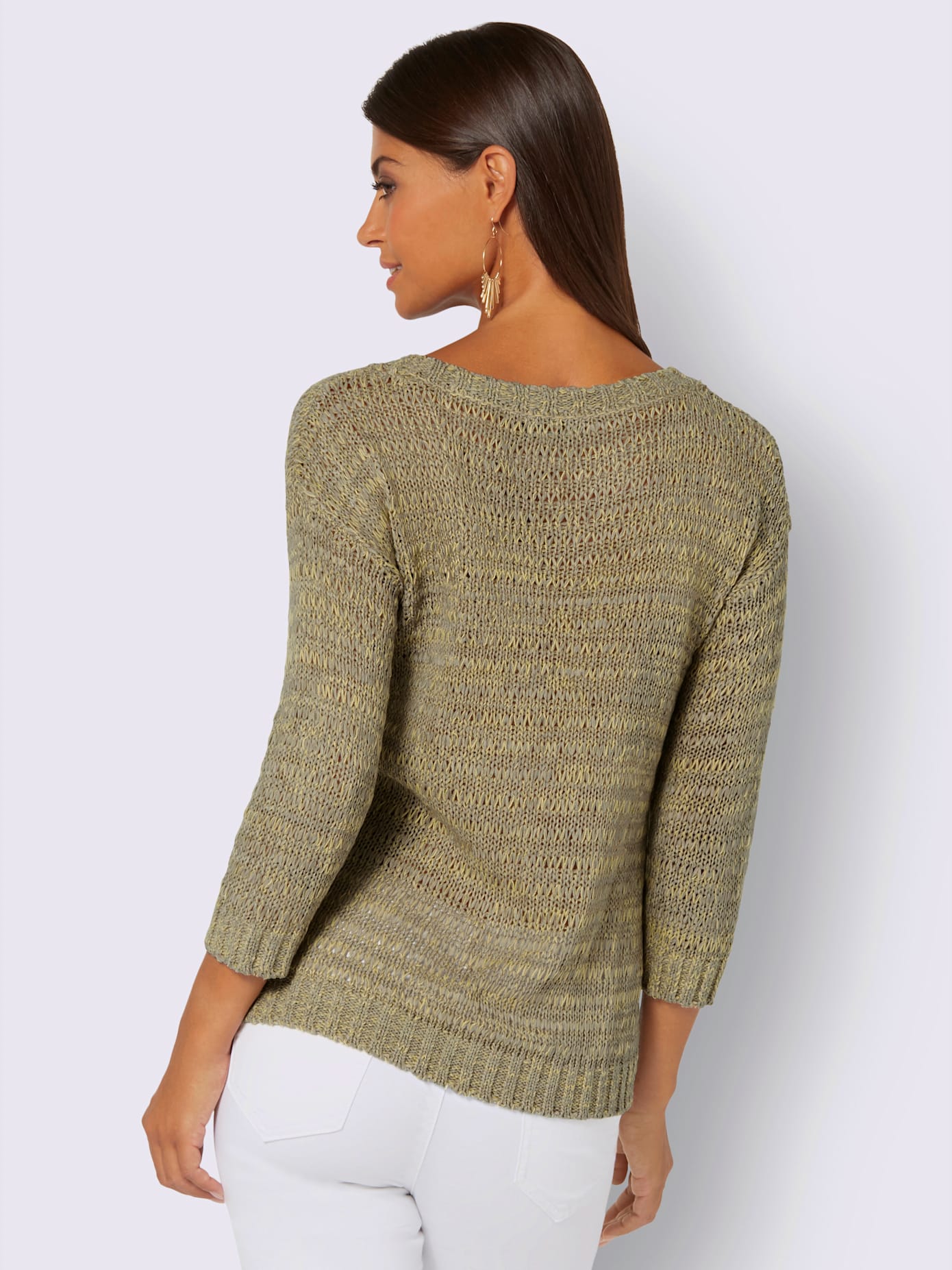 Pull coupe décontractée aux épaules