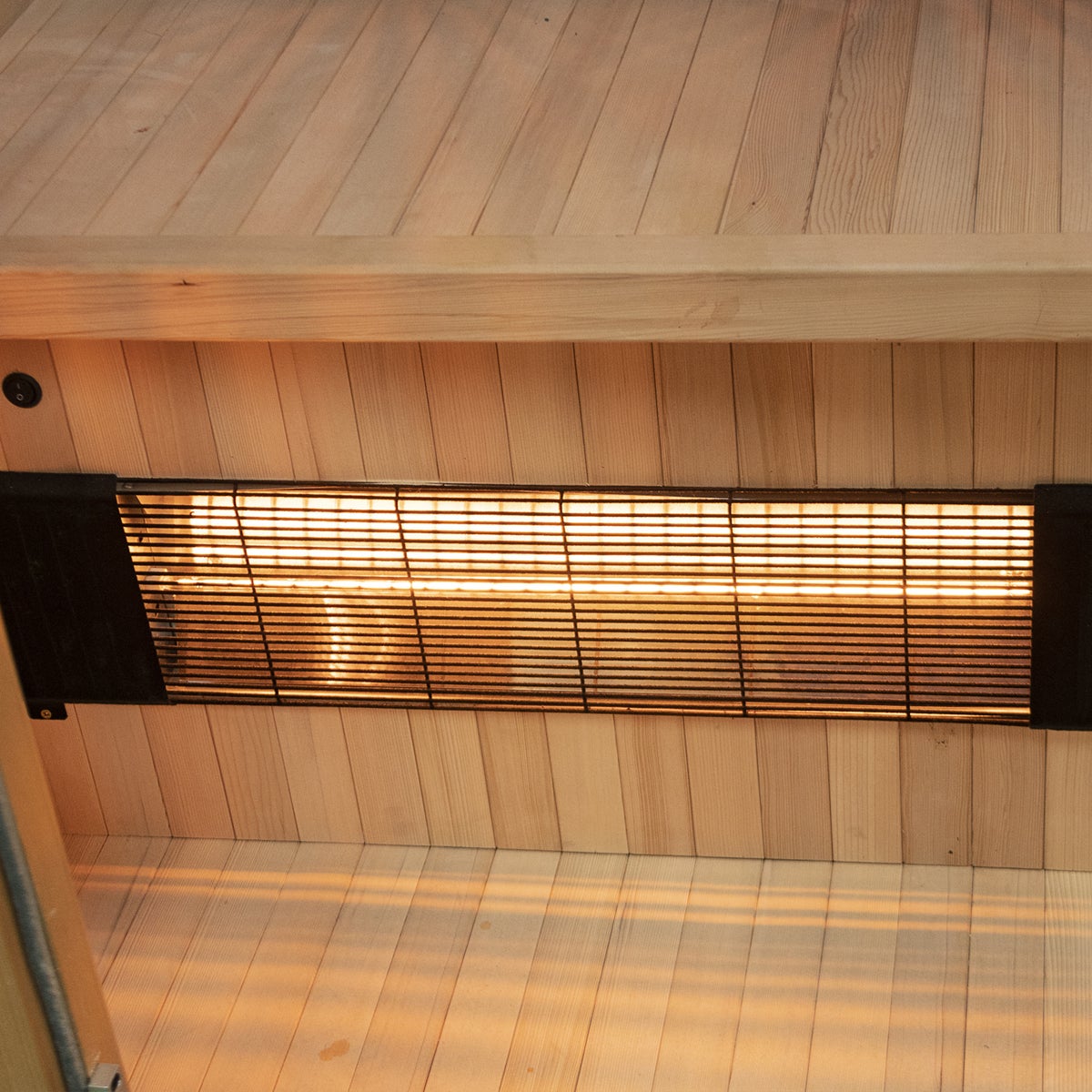 Dewello® Infraroodcabine Infraroodsauna CALGARY 90cm x 90cm incl. 4 full-spectrum emitters, kleurenlichttherapie, LED