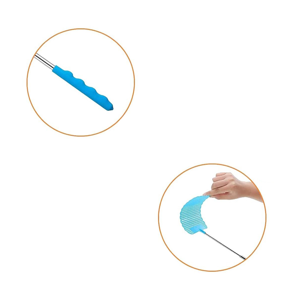 (5er Set) 26-72cm Teleskop Mücken Moskito Fliegenklatsche Ausziehbare Fliegenfänger - Assortiert