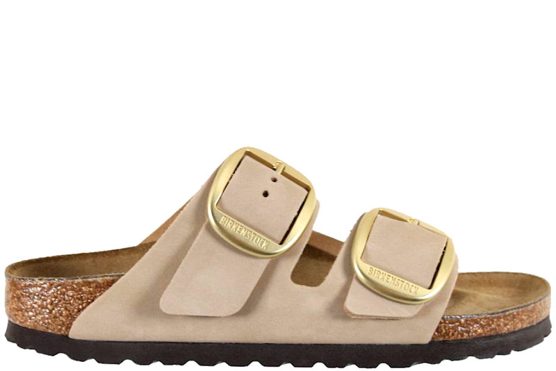 BIRKENSTOCK ARIZONA BIG BUCKLE SANDCASTLE SLENTERS