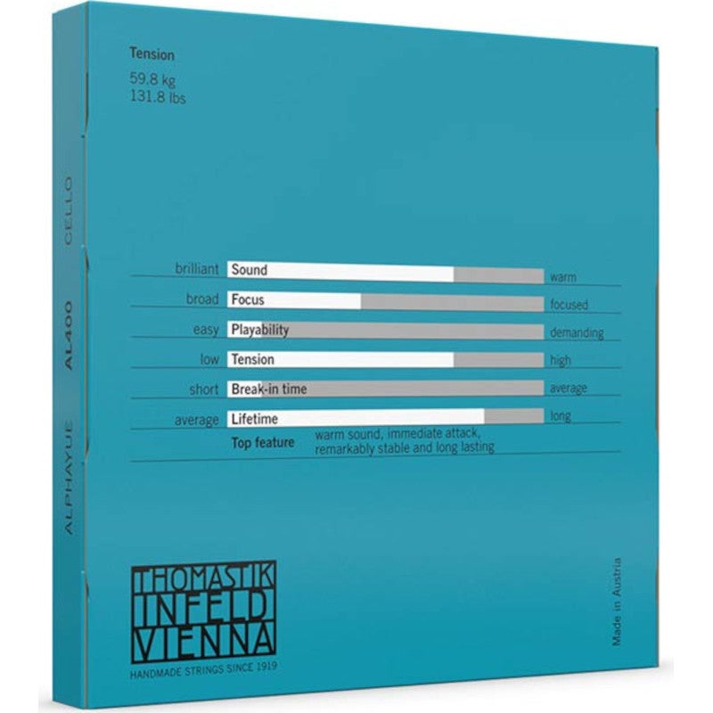 Thomastik-Infeld THAL-400 Alphayue medium set snaren cello 4/4