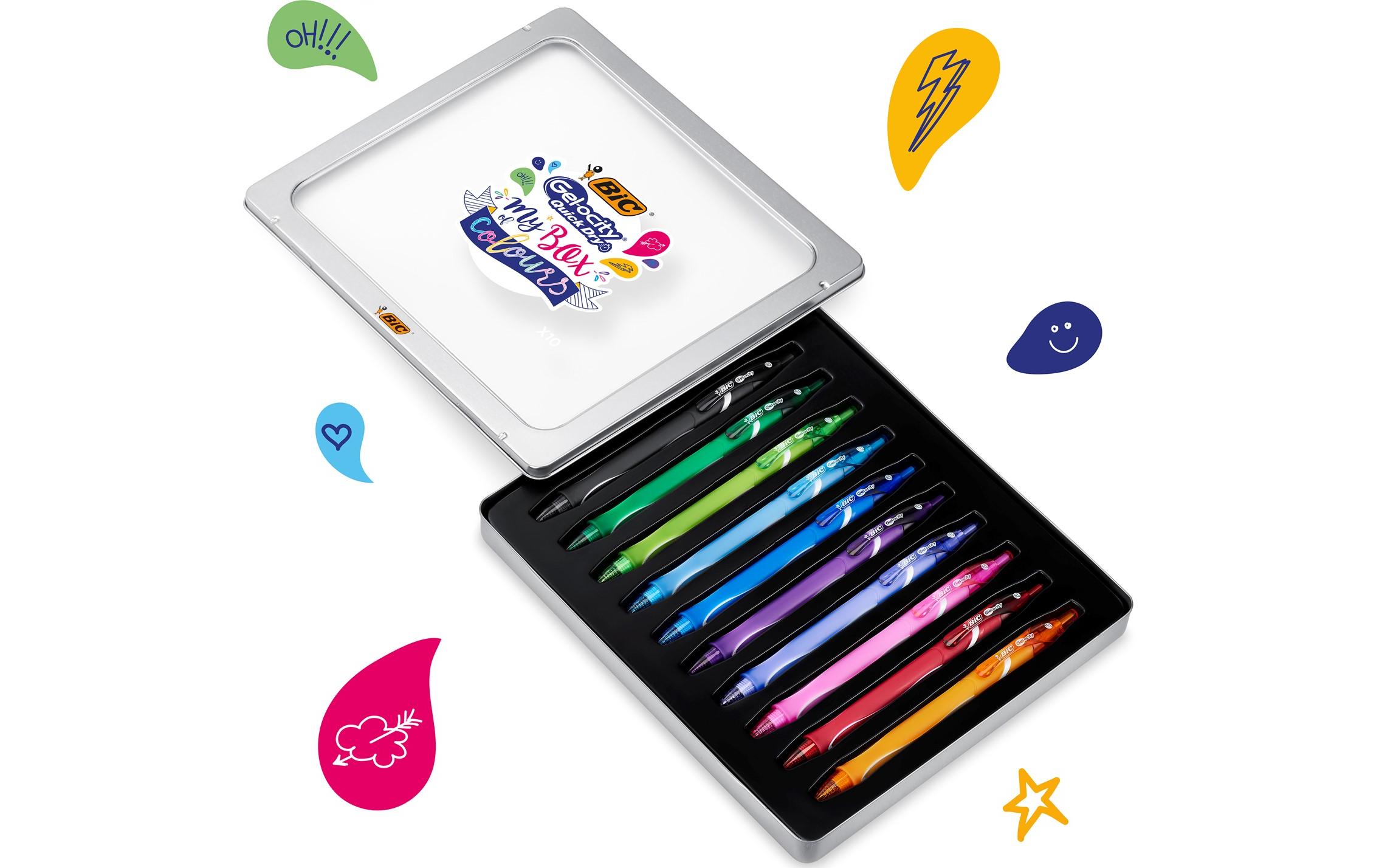 Gelschreiber Gel-ocity Quick Dry 10 StückPraktischer Gel-ocity Quick Dry Gelstift