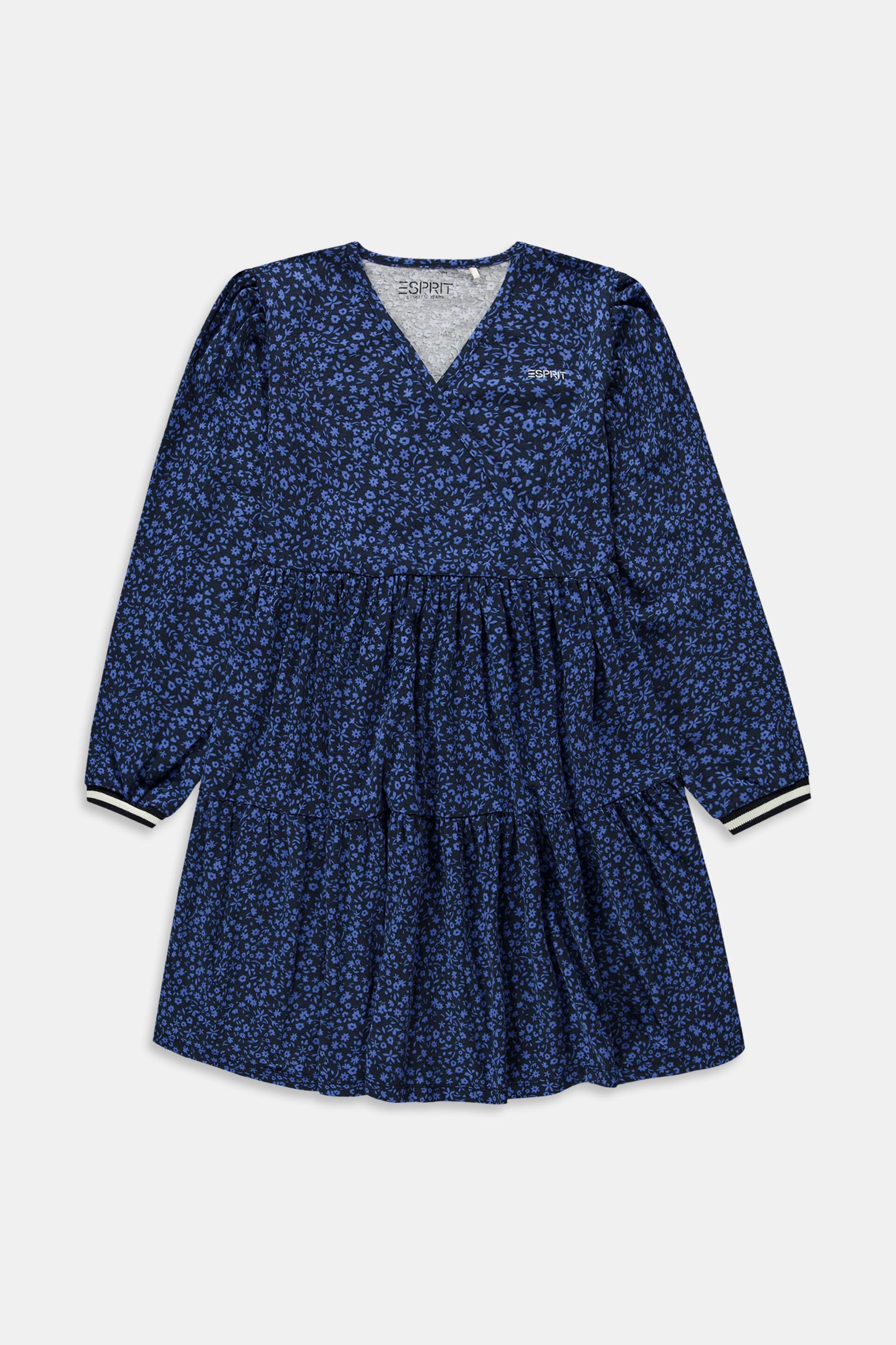 Robe de longueur midi à imprimé all-over