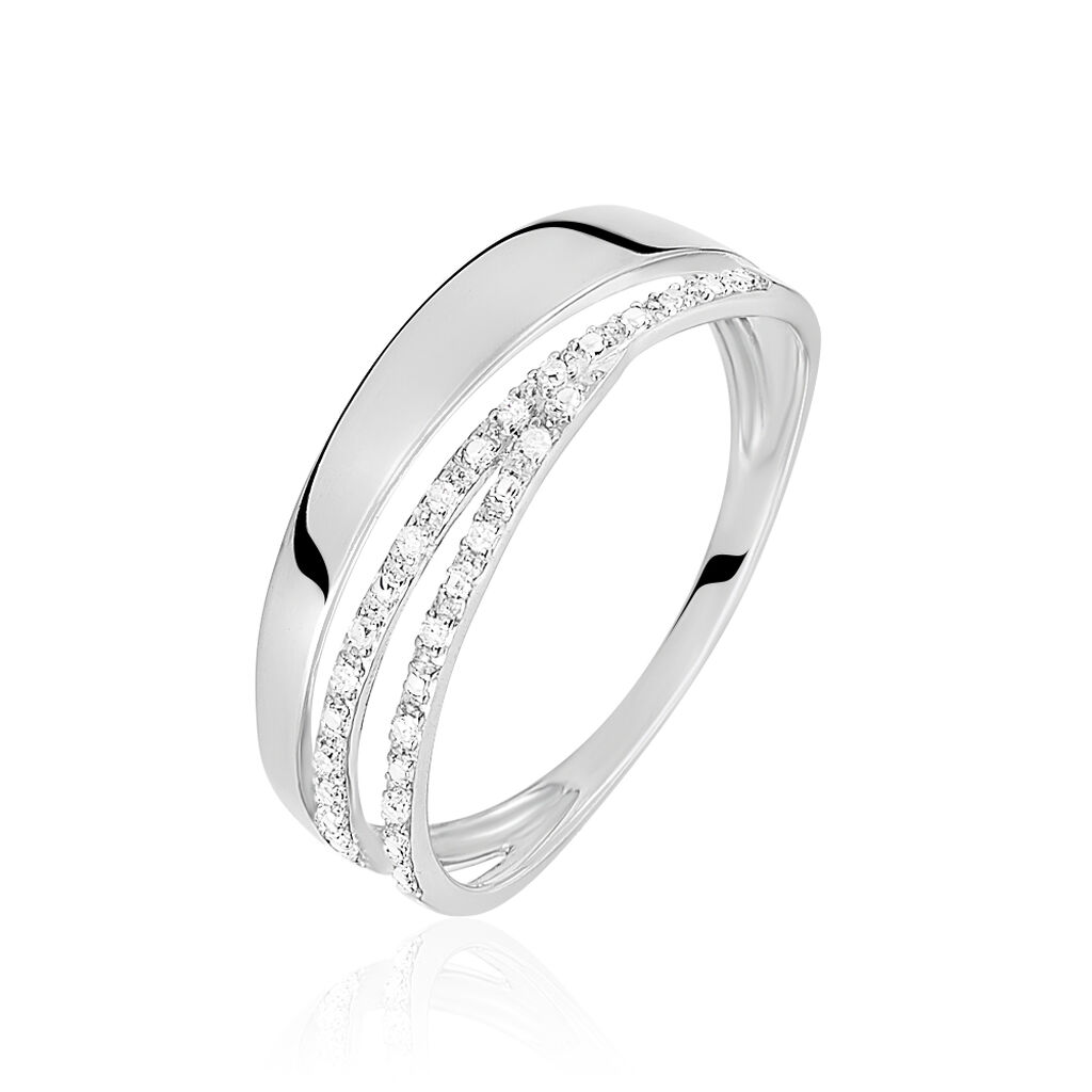 Bague Angele Or Blanc Diamant