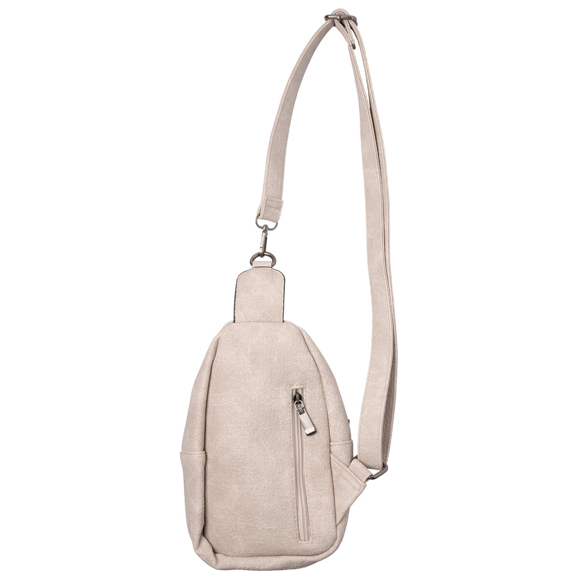 Gina Benotti Damen Tasche in Denim-Optik beige