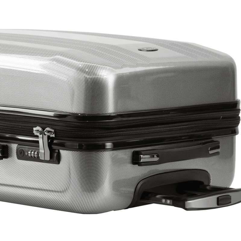 Lot de 3 valises rigides 91603 Extensible 55, 68 et 78 cm Grey