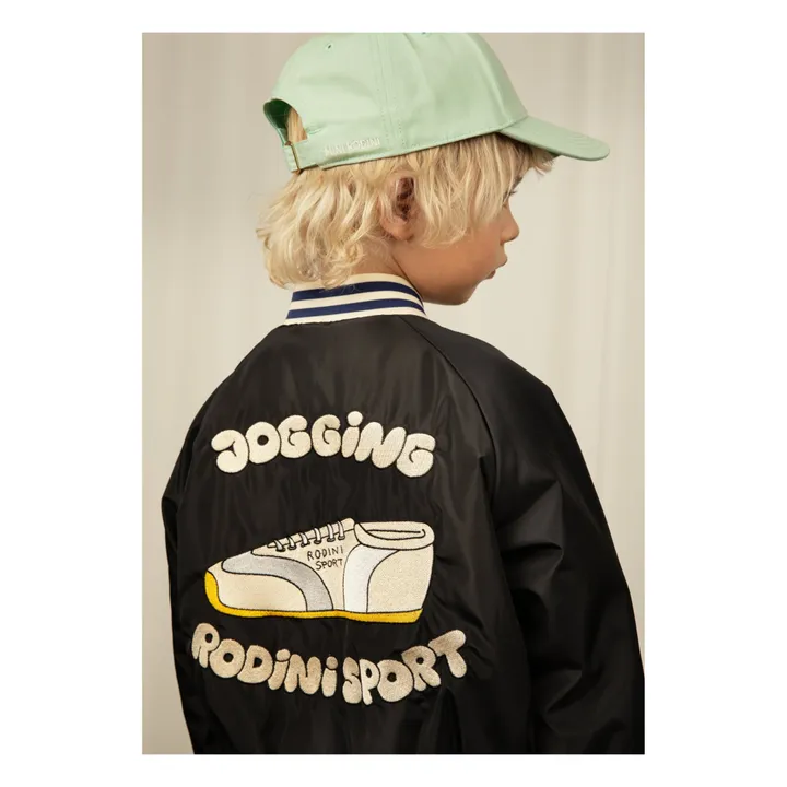 Mini Rodini Bomber Réversible Rayure Matière Recyclée | Marron