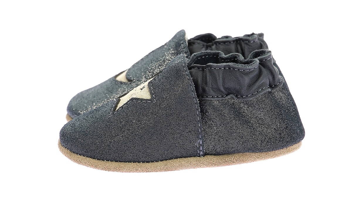 ROBEEZ<br>Pantufas de couro curtido vegetal estilo circo