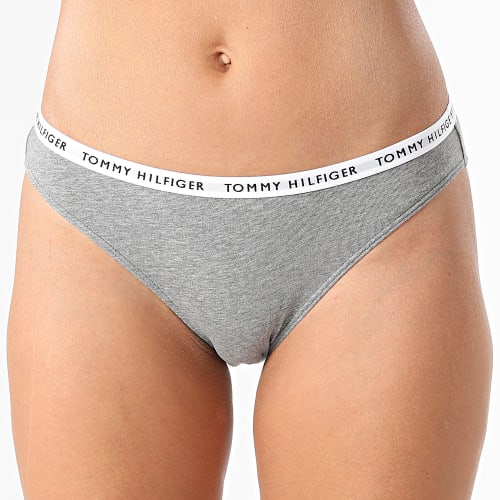 Lot De 3 Culottes Femme 2828 Blanc Noir Gris Chiné